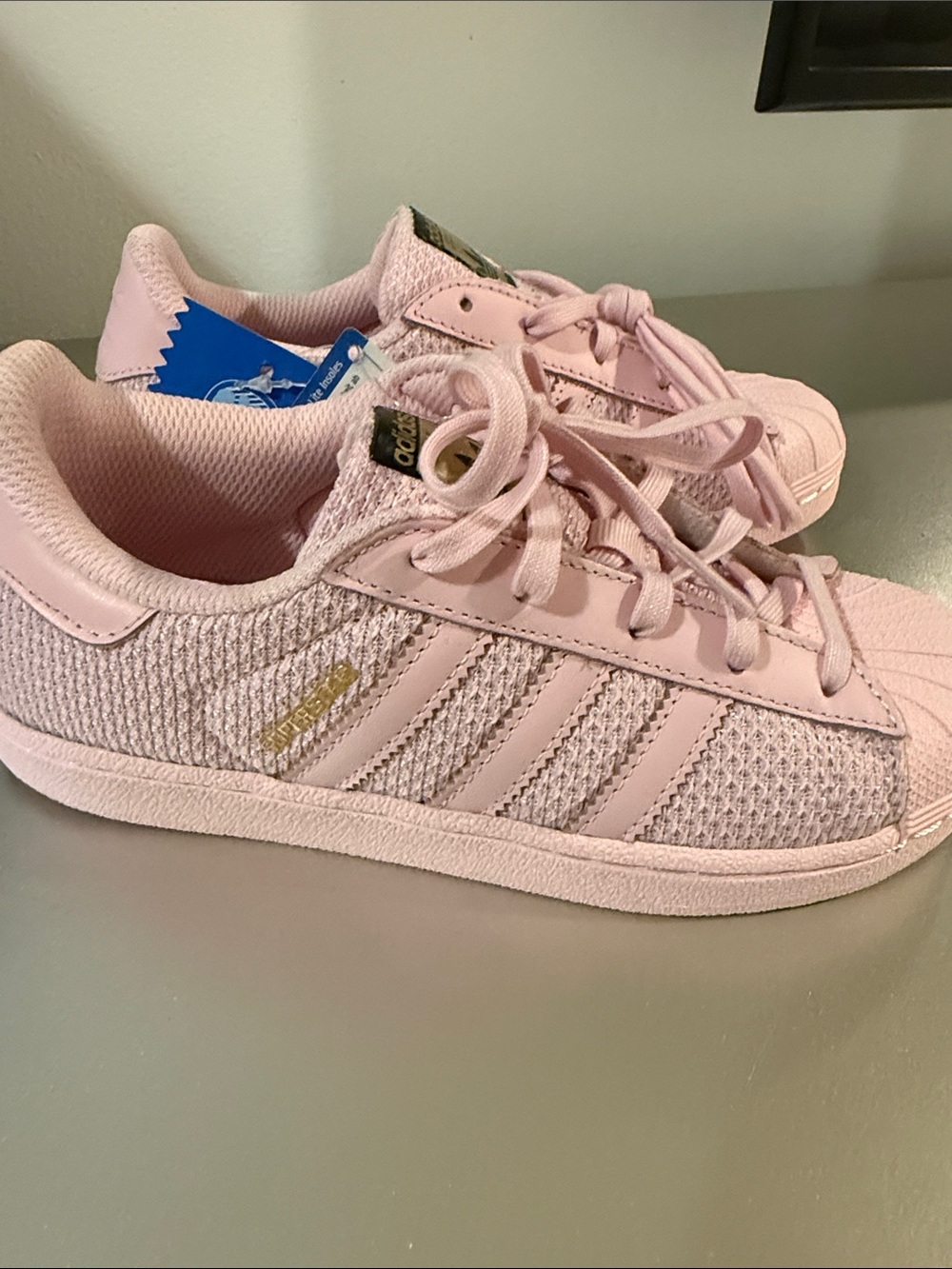 Pink Adidas shelltop sz 1.5